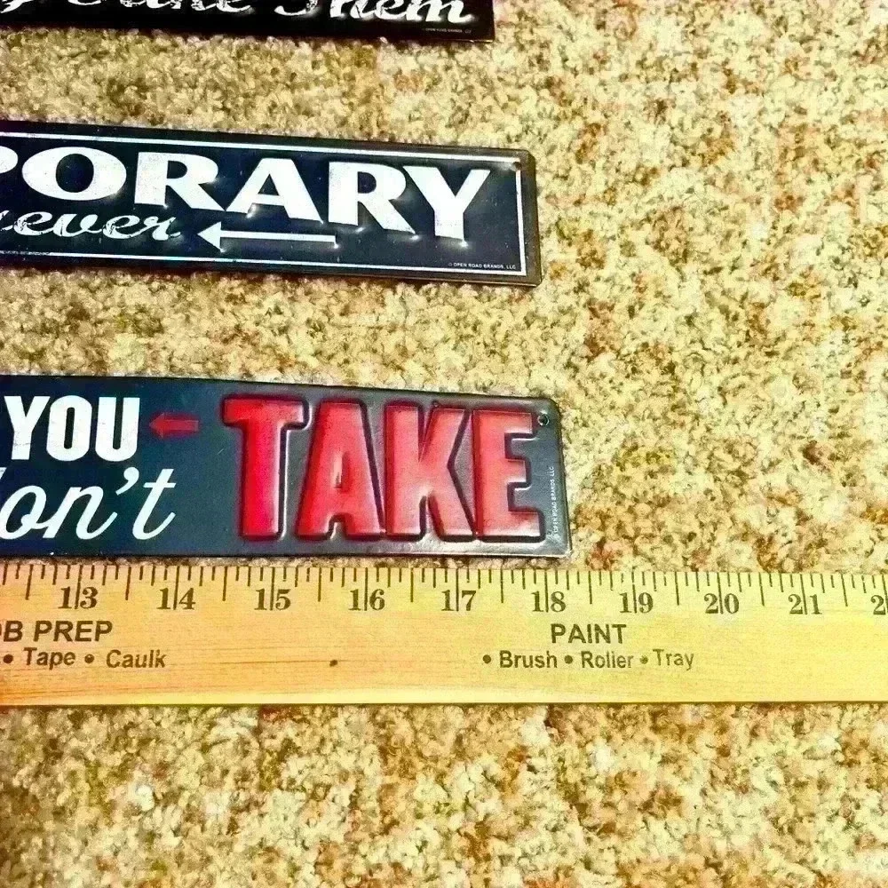 FOUR Hobby Lobby Sports Signs